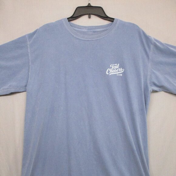 Trail Chasers Graphic Print T-Shirt Blue/Gray Men Size | L - Picture 2 of 7